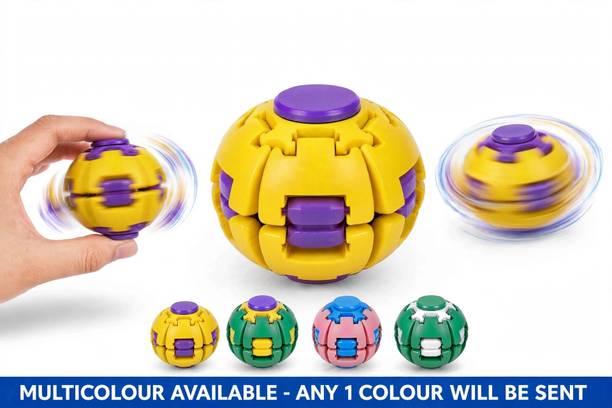 MVP Spin Fidget Ball, 360° Rotating Fidget Ball Quiet Sensory Stress Relief Toy
