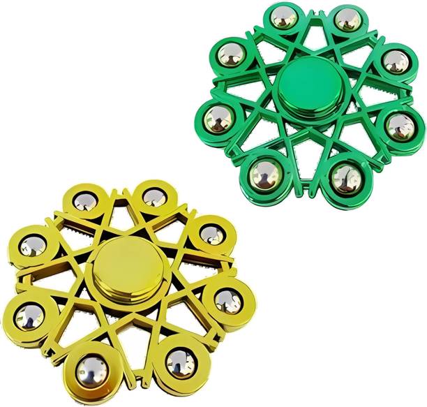 ZESTHOME Premium Metal Fidget Spinner- Smooth & Fast Spinning Stress-Relief Toys for All