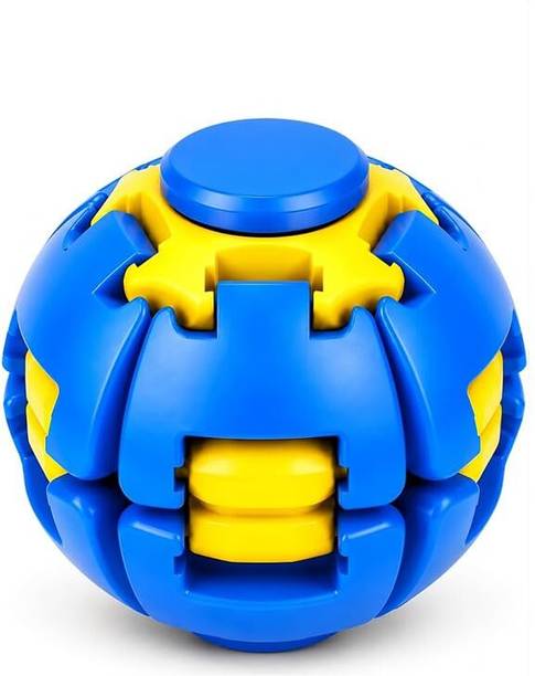HARKOTRANDE Press to Spin Fidget Spinner HelixCore Spin Stress Ball