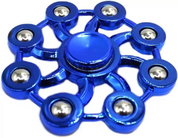 ParshvGroups Metal Spinner, Fidget Spinner, Blue Color (Pack of 1)