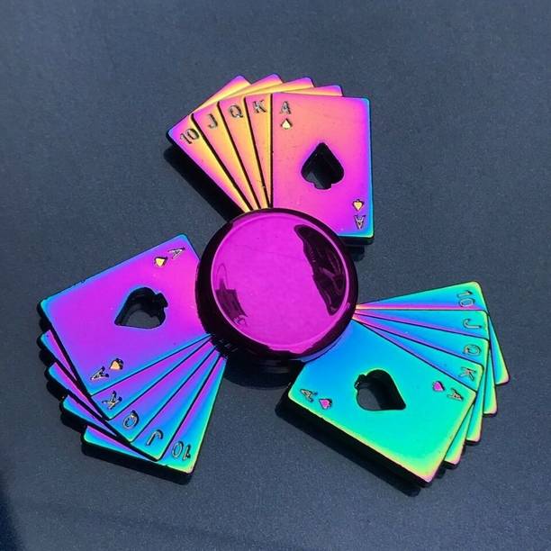 Bestie Toys Metal Fidget Spinner Playing Cards Spiner.