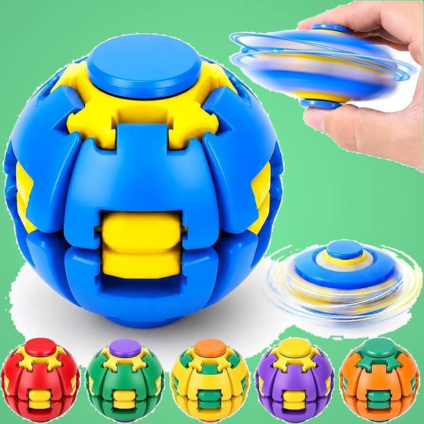 Jaaro Rotating Press Fidget Ball, Portable Sensory Fidget Toy, Pack of 1