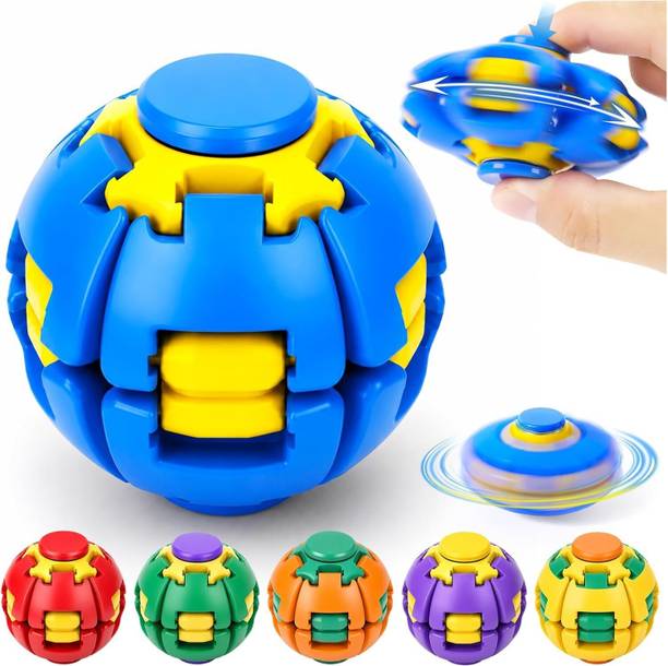 vhbie Push Transformable Fidget Ball for Adults Teens Anxiety Stress Relief