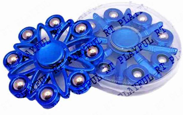 RT Playful Metal Fidget Spinner High Speed 8 Sided Titanic Steel Bowl Spinner For Adults