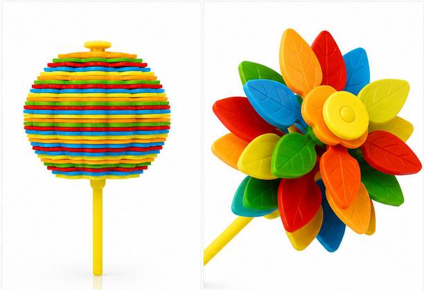 TPAP TRADERS CANDY FLOWER Colorful rotating stress buster
