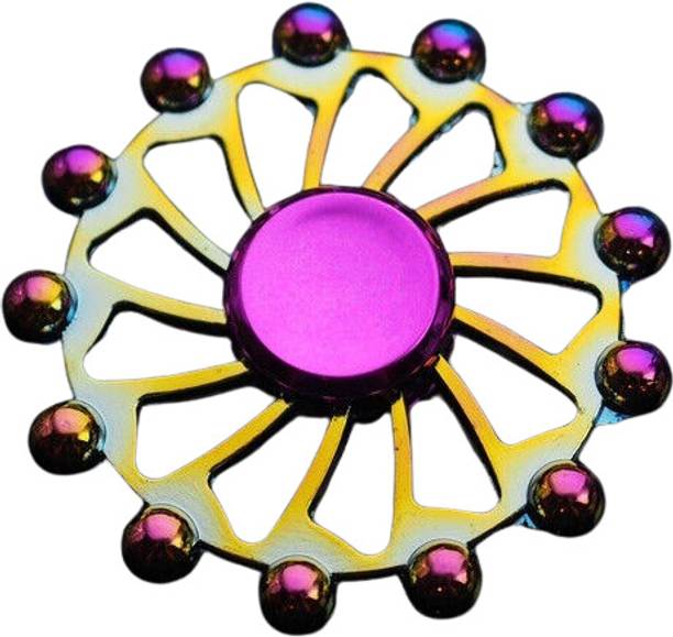 Bestie Toys Hand Fidget SIGN Spinner EDC Neon Rainbow Cool Spinner Gift.