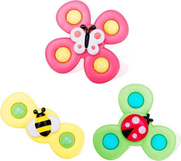 Learn With Fun 1. BabyBloom Suction Spinner Water Toy for Infant & Toddler Bath