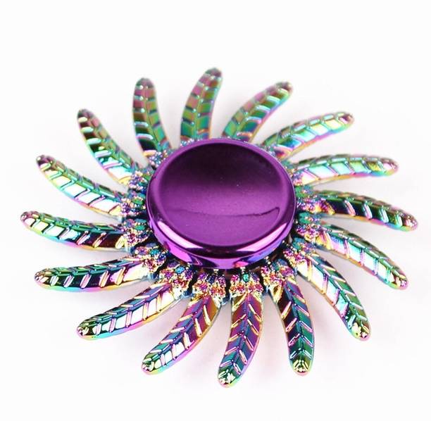 CrazyBuy Metal Spinner Fidget Toy Shinny Full Metal Stress Reliver for Kids(Random 1PCS)