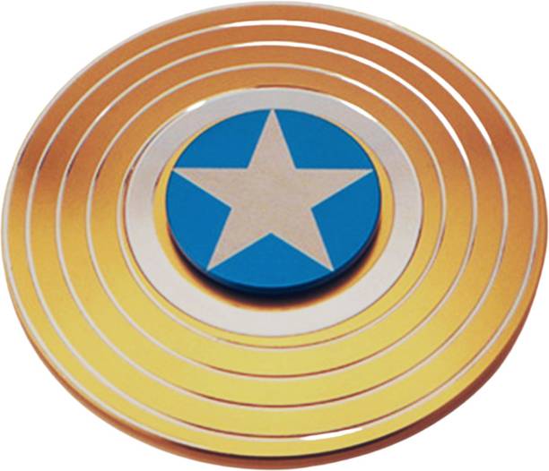 KARBD Captain America Shield Fidget Spinner Ultra Speed Metal Wind Spinner Toy