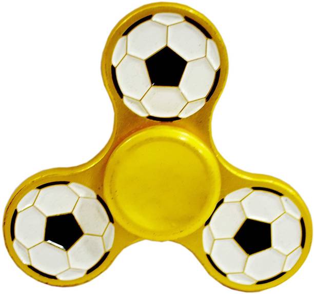 PREMSONS Fidget Spinner Metal Triangular Head Hand Spinner Ultra Speed Tri Spinner Toy Metallic