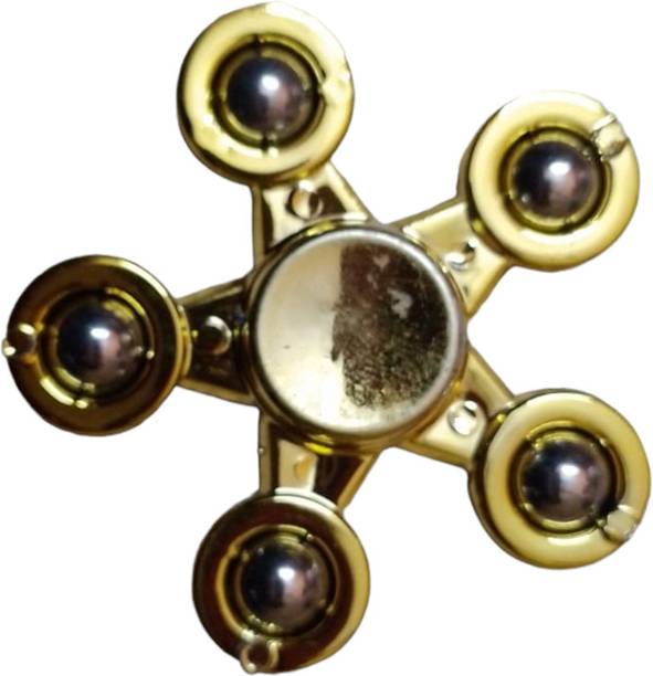 AKFLICKS 5 Bullets Multidesign Spinner Set of 1 (Colour & Design May be Vary)