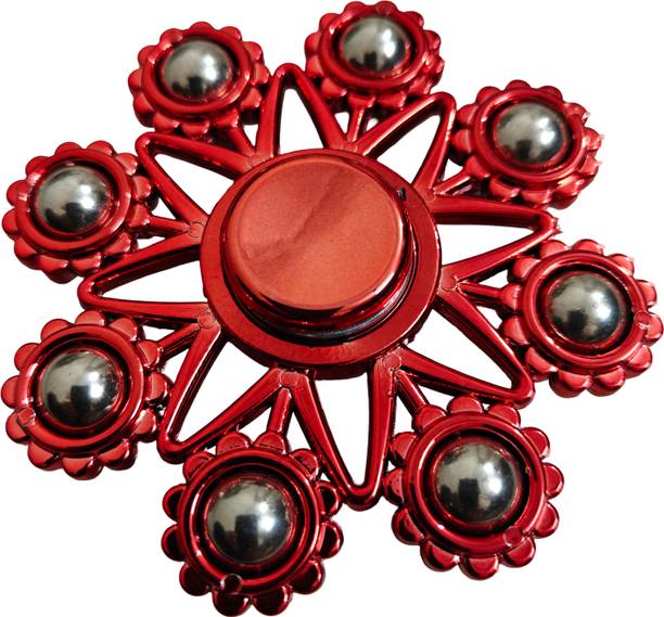 ZSA TRADERS Fidget Spinner | Metal Spinner | Red Fidget Spinner