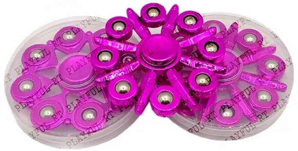 RT Playful Fidget Spinner For Kids & Adults Stress Relief Long Time Rotation Spinners