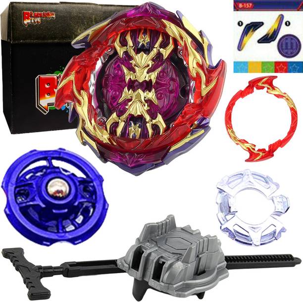 BLADEKING BEYS B157 Bigbang Genesis 0 Yar' Meta + LR pull rule launcher + Toy Storage Box
