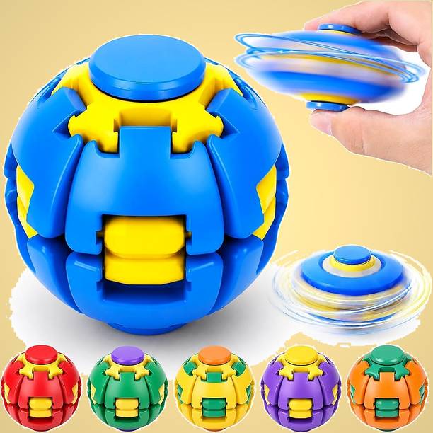 Nizix 1 pcs Pocket Size Press Spin Fidget Toy for Stress Relief