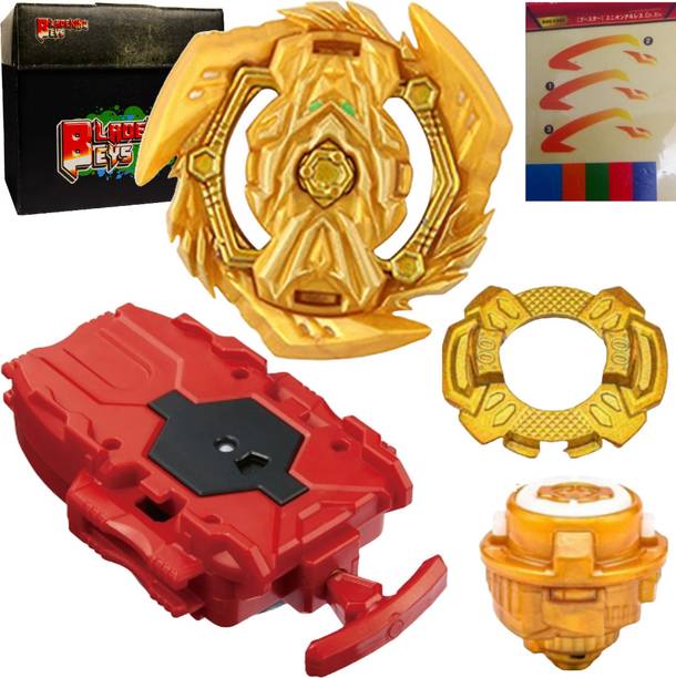 BLADEKING BEYS B00-134 gold Slash' Valkyrie Blitz' Power Retsu+1 way String Launcher+Toy Box