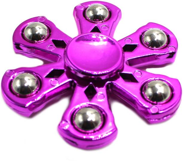 neoinsta shopping Small size Six side metal fidget spinner toy for kids pink