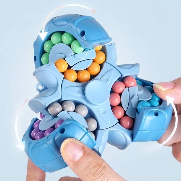 AQUATIDE Blue Skill Based Spinner Puzzle Toy