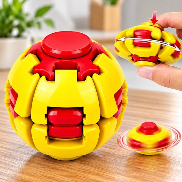 SHIVEX 360 Degree Rotating Spin Fidget Ball Silent Sensory Anxiety Relief Toy