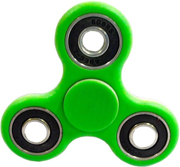 PREMSONS 2 In 1 Hand Spinner 608 Four Bearing Ultra Speed Tri Fidget Spinner