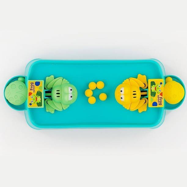 URBANTOTS Hungry Frog Game for Kids | Fast-Paced Frog Eating Toy with Colorful Balls