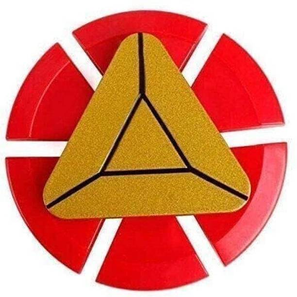 PREMSONS Stress Relief Fidget Spinner - Smooth High-Speed Toy for All Ages - Red & Gold