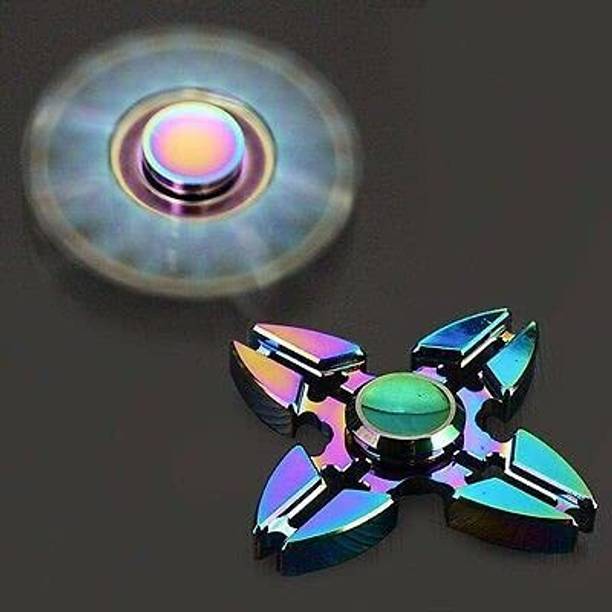 MY BABY LOVE A PERFECT CARE Rainbow Gyro Crab Four Side Hand Fidget Spinner Long Time Rotation Hand Spinner