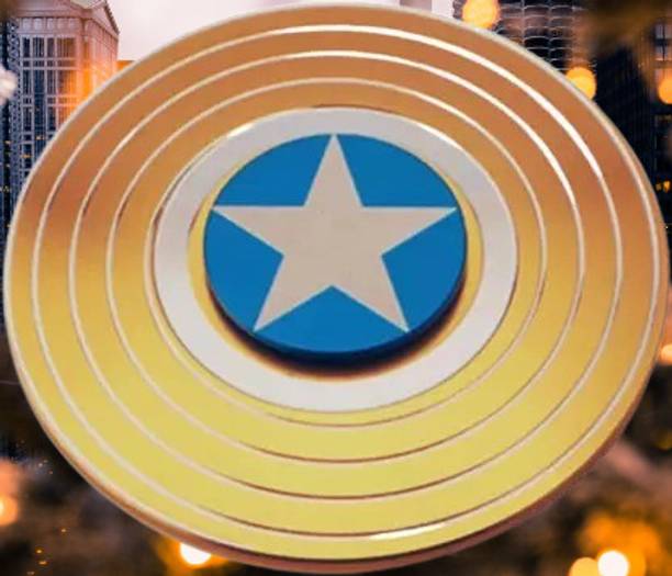 Bestie Toys Captain America Fidget Spinner Ultra Speed Light Weight Metal Wind Spinner Toy