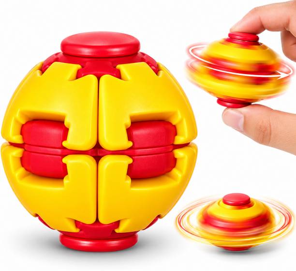 Hallari Smooth Rotating Handheld Fidget Spinner Ball Toy