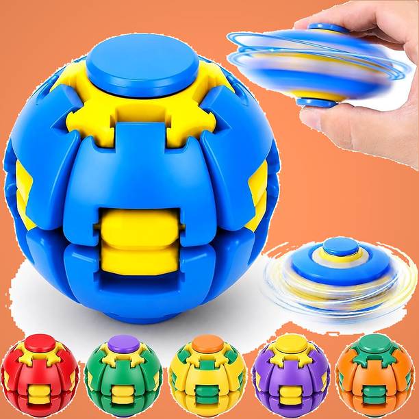 Nizix 1 pcs Small 360 Rotating Fidget Ball Stress Relief Toy