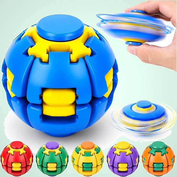 Jaaro Portable Rotating Fidget Ball, Kids Adults Sensory Toy, Pack of 1