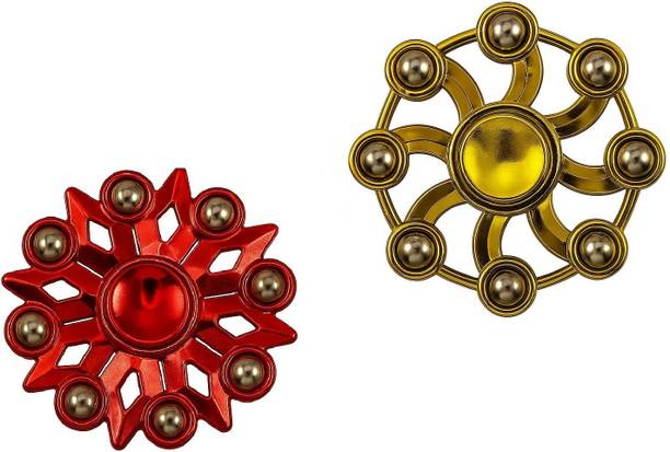 BUKU Fidget Spinner Toy Stress Reducer Pack of 2 Spinner toys