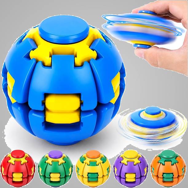 Nizix 1 pcs Pocket Size Rotating Spinner Fidget Ball for Kids