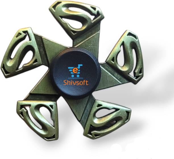 Shivsoft Super 5 Star Logo Fidget Spinner Metal