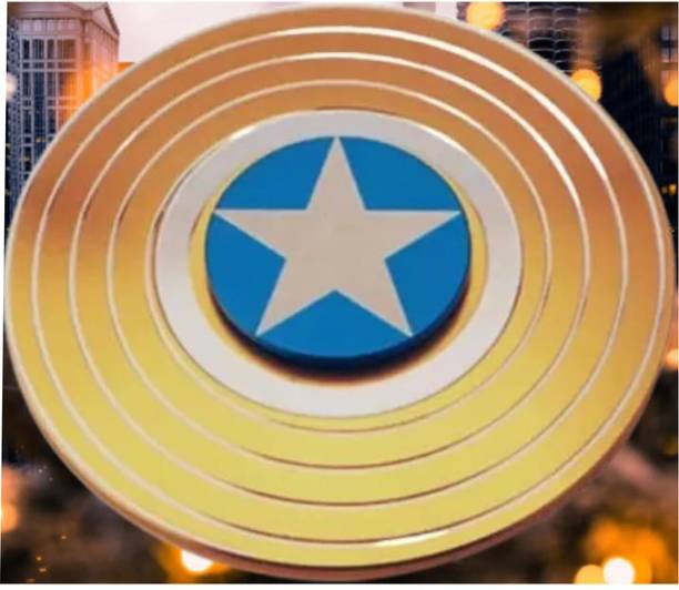 S.Blaze Captain America Fidget Ultra Speed Light Weight Metal Wind Spinner Toy