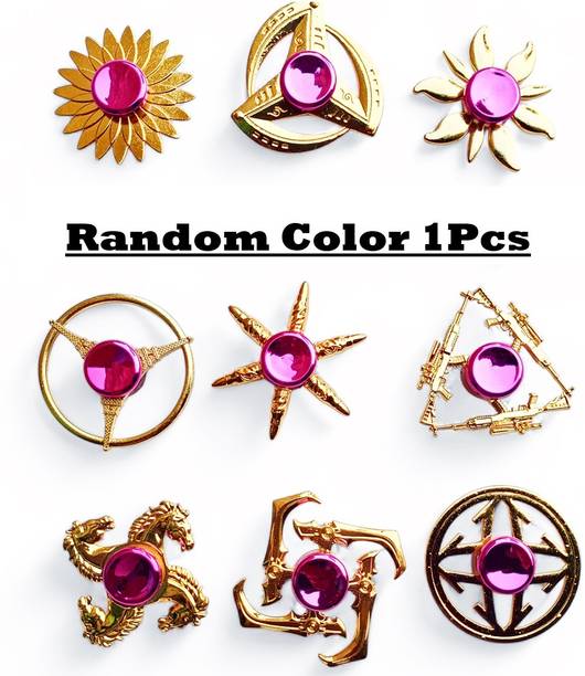 Ignite 1 Pcs Random Design Rainbow Finger Hand Spinner Fidget Spinner Toys for Kids