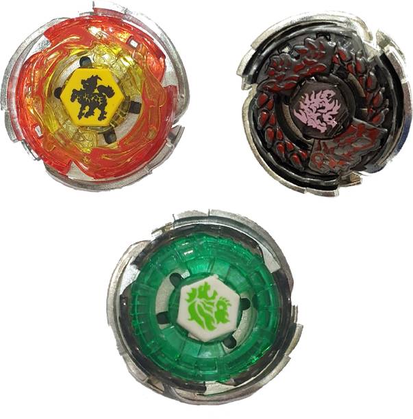 AZAD57 Beyblade Metal Masters Bang Pegasus, Drag Destruction & Fang Leone