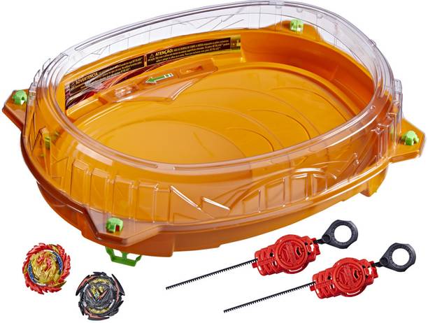 BEYBLADE Burst QuadDrive Cosmic Vector Battle Set-with 1 Beystadium, 2 Tops & 2 Launchers