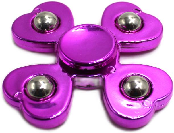 neoinsta shopping Small size Four side metal fidget spinner toy for kids pink