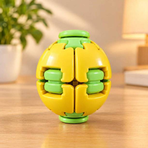 SRELEVEN 360° Rotating Press to Spin Fidget Ball