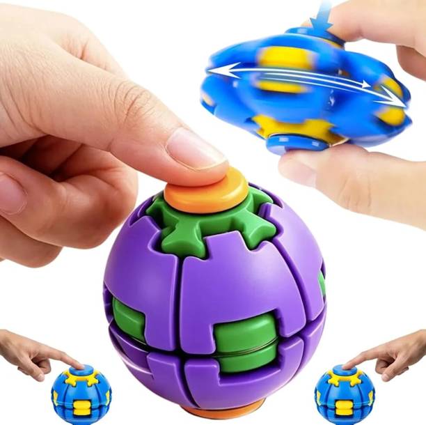 RV TOYS RV - Press to Spin Fidget Spinner Transformable Kids Toy