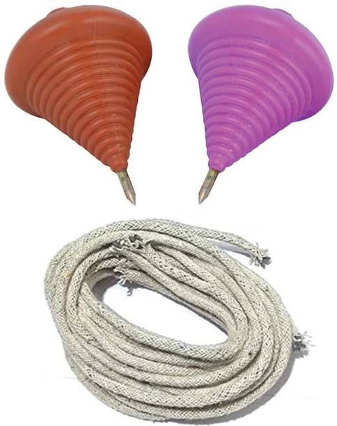 BRAND HOME Lattu Dori (2 Pc Lattu+ 2 Pc Thread) Lattu Thread/Nada Use of Lattu Spinning Toy