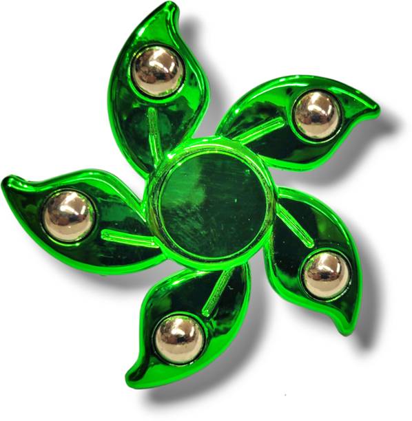 Shivsoft Mettalic 5 Goli Big Size Flower Latti Fidget Puzzle Ball Bearing Spinner
