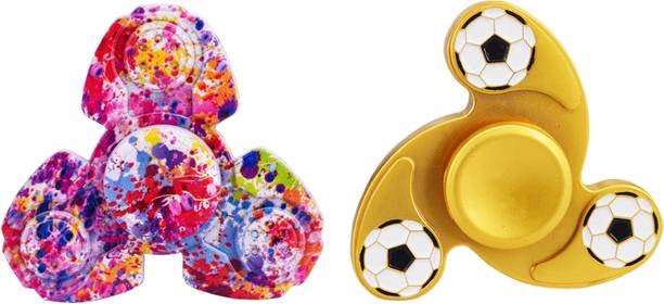 PREMSONS Metal Fidget Spinner with Free Gift Fidget Spinner Wheel Round Hand Desk Toy