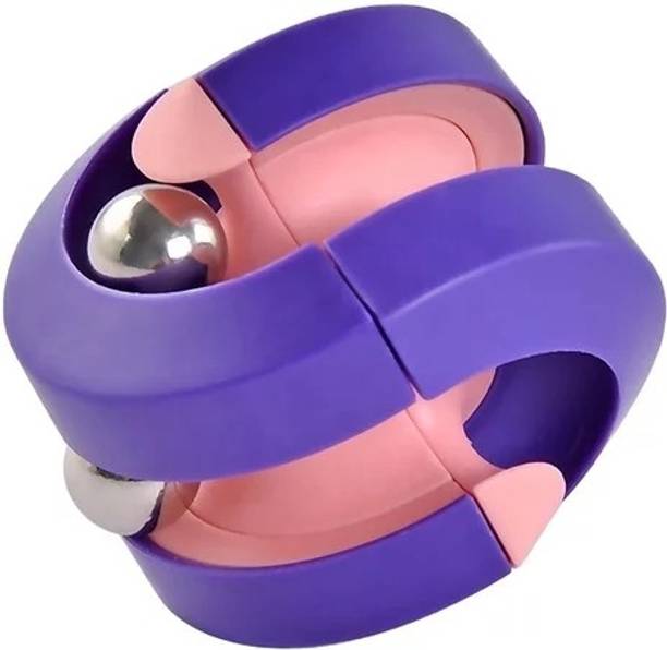 RS Maharaj Orbit ball Fingertip marble metal beads decompression cube Spiner 1 piece