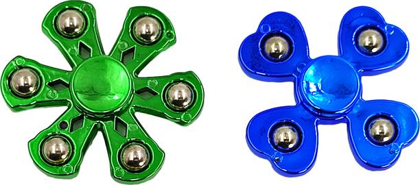 Humaira Metal Mini Spinner - Engaging Toy for Kids with High Speed Action (Pack of 2)