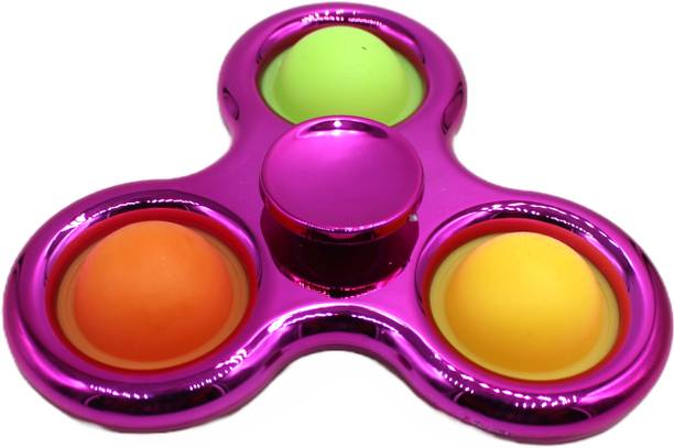 neoinsta shopping Very beautiful big size light weight plastic popit spinner Pink colour Design-2