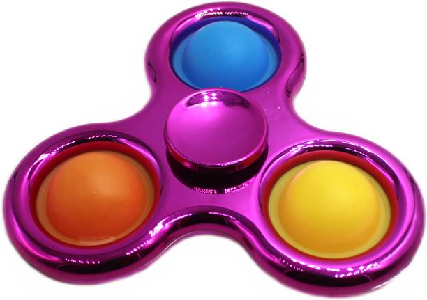 neoinsta shopping Very beautiful big size light weight plastic popit spinner Pink colour