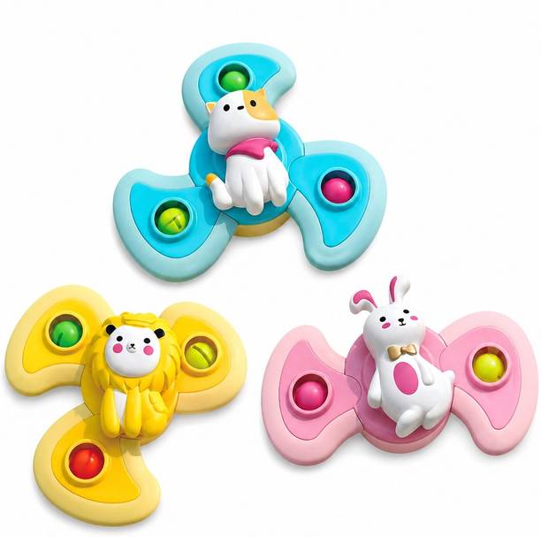 FunPitara Baby fidget spinner toy with multicolor Pack of 3 Spinner