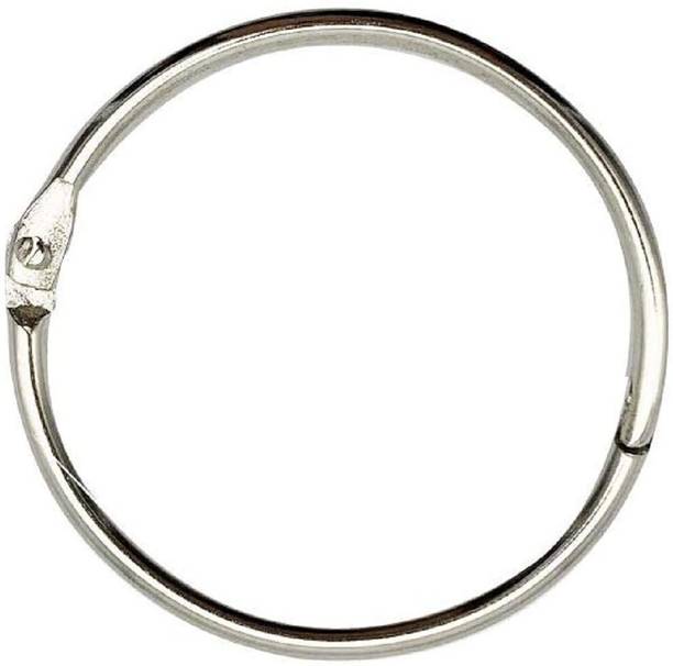 DEZIINE 32mm 10 Pcs Multipurpose Book Binder Rings, Metal Iron Nickel Plated Loose Ring Manual Ring Binder